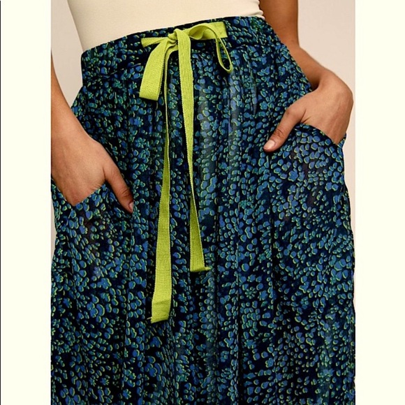 Free People Sleep-In Navy Leopard Spotted Comfy Pants - Picture 8 of 13